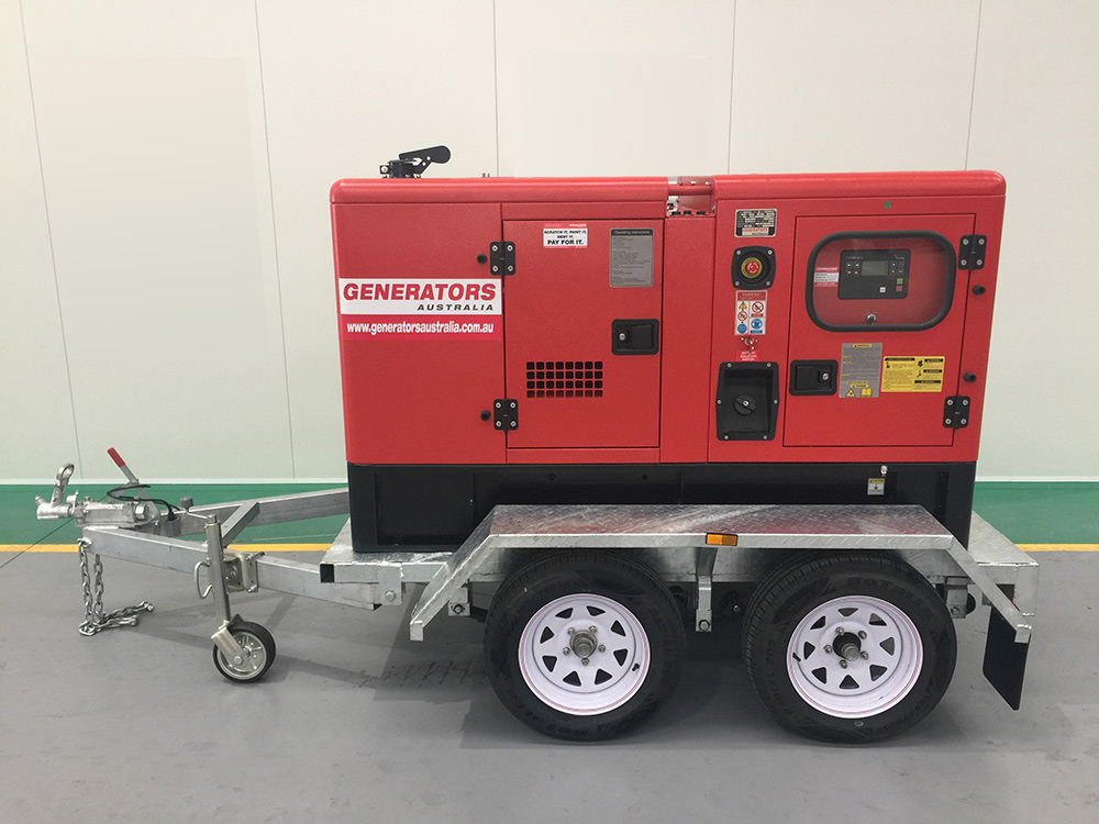 10 kva generator on a trailer 1