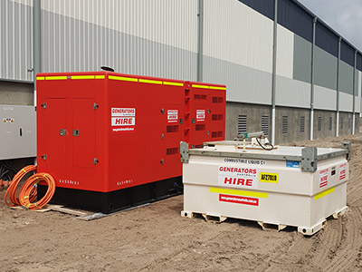 Rolling out across Australia is the 500kVA range of load sharing generators