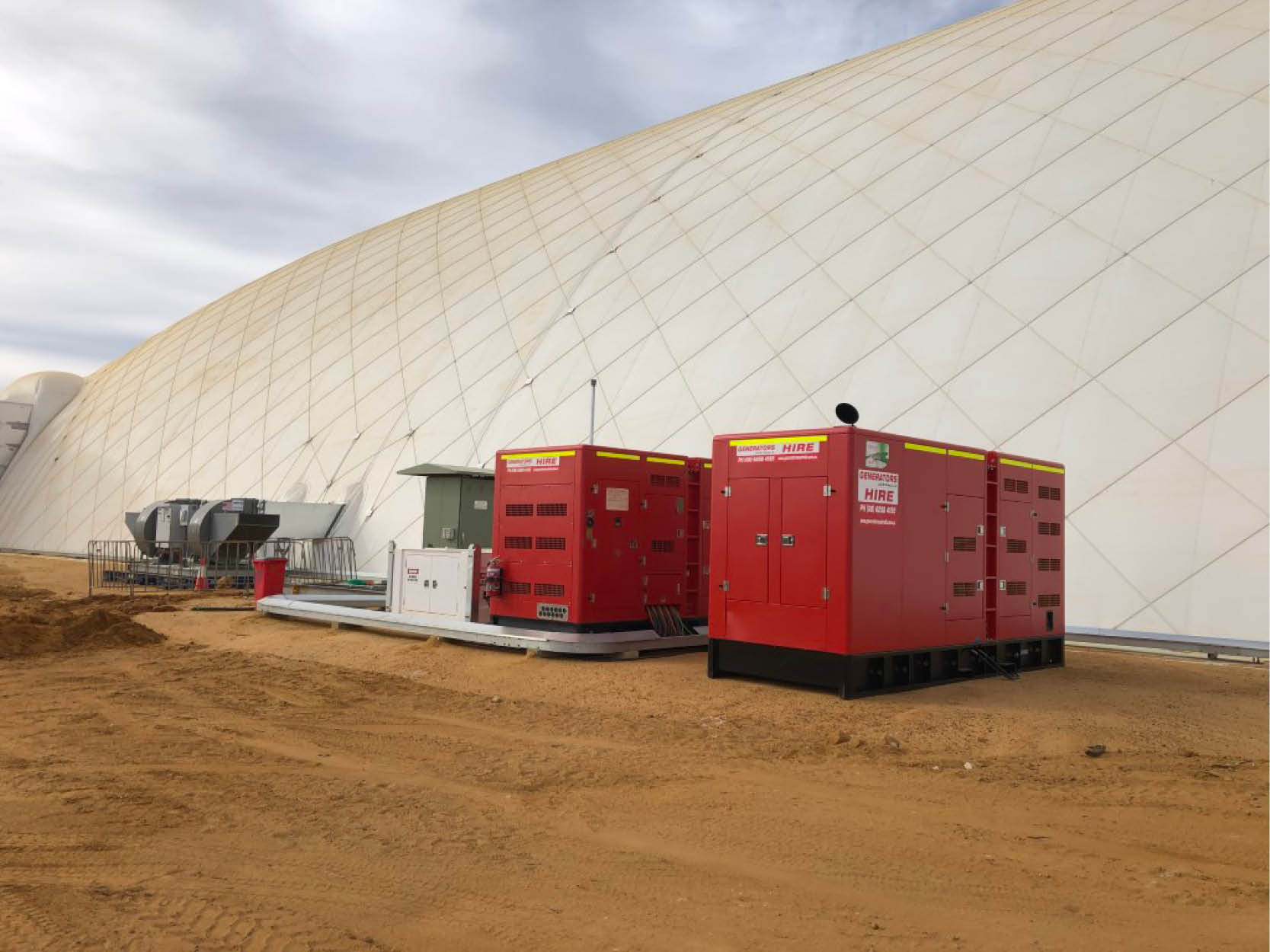 Powering a dome on the renox mine site